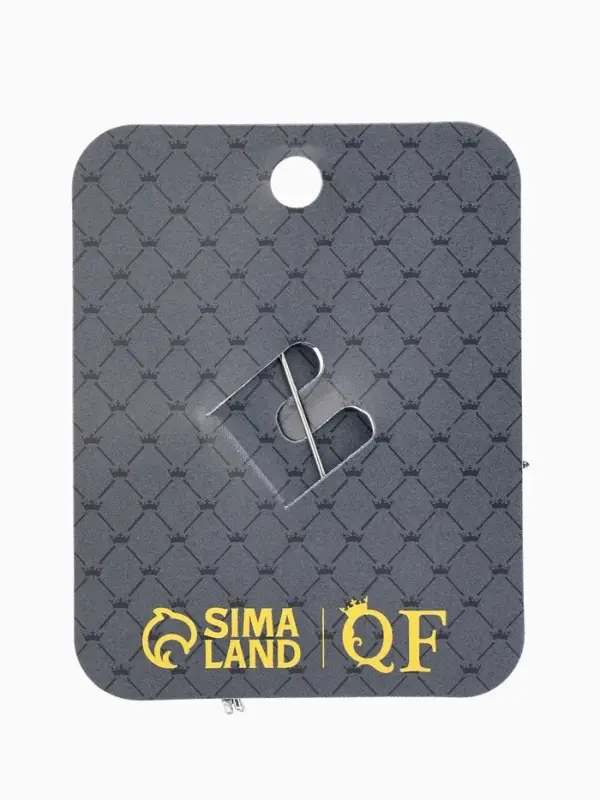 Брошь "Феникс снежный", цвет серо-зелёный в серебре