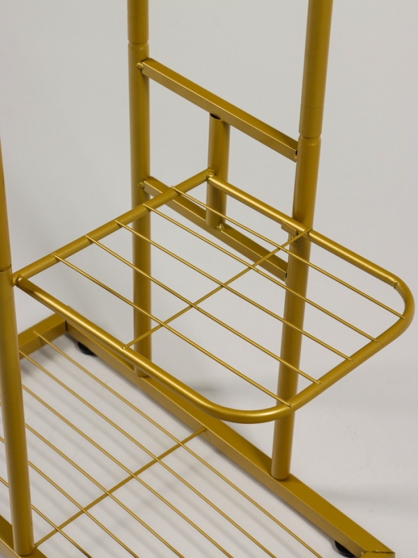 Подставка для цветов Greengo, 3 полки, 43 × 22 × 57 см, напольная, металл, цвет золотой Подставка для цветов Greengo, 3 полки, 43 × 22 × 57 см, напольная, металл, цвет золотой