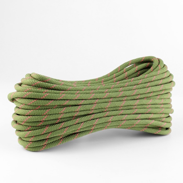 Веревка страховочно-спасательная  Веревка страховочно-спасательная "Высота", d= 8 мм, 20 м, цвет микс