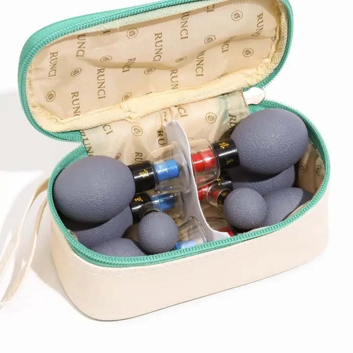 Набор вакуумных массажеров с магнитами 8 шт.