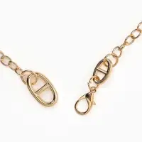 Цепочка на тело, Бодичейн на пояс и одежду, овал, 127 см, цвет золото