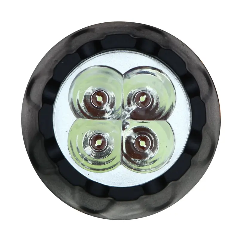 Фонарь ручной тм ЕРМАК, аккумуляторный, 4 ярк. LED, вилка 220В, пластик, 13x5,3 см