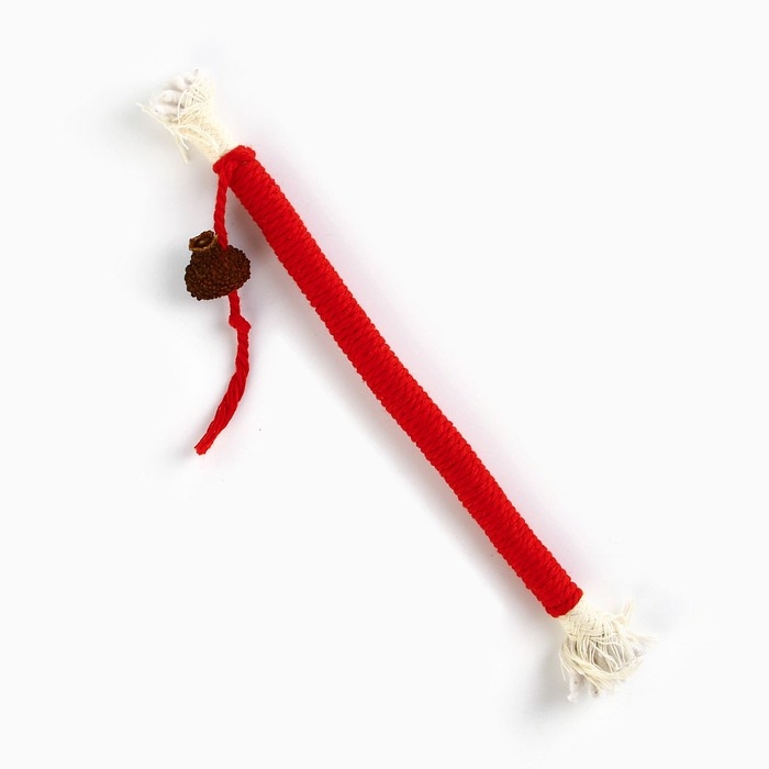 Игрушка для кошек. Набор игрушек мататаби и клубок, красный цвет Игрушка для кошек. Набор игрушек мататаби и клубок, красный цвет