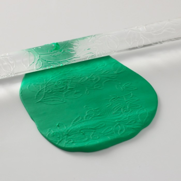 Скалка для творчества акрил  Скалка для творчества акрил "Полевой цветок" 16х1 см