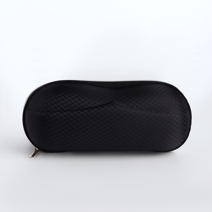 Футляр для очков на молнии, длина 17 см, цвет чёрный Футляр для очков на молнии, длина 17 см, цвет чёрный