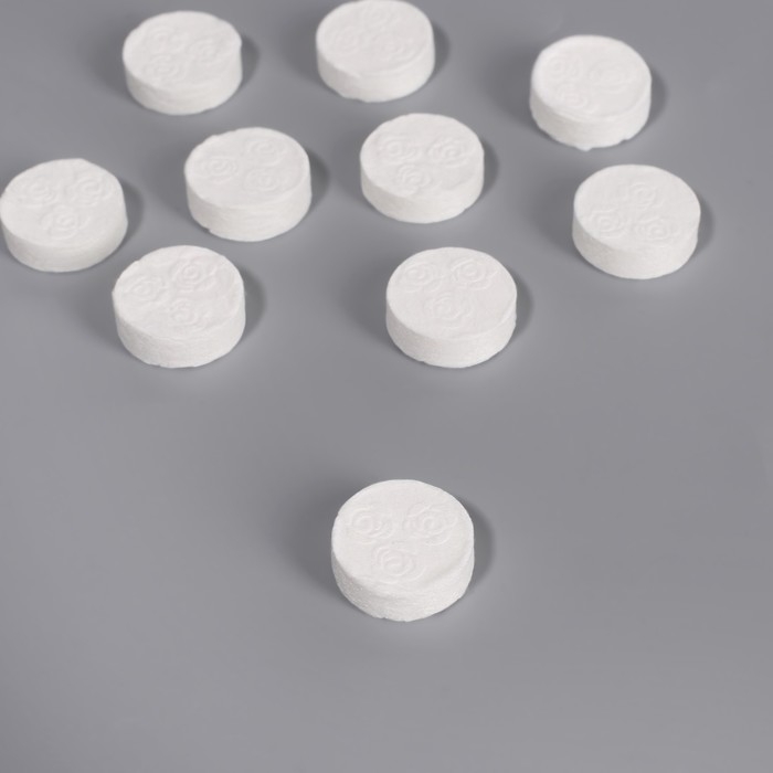 Набор косметических масок для лица, в таблетках, 10 шт, цвет белый Набор косметических масок для лица, в таблетках, 10 шт, цвет белый