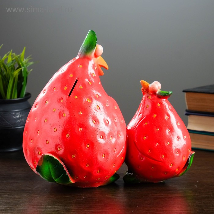 Копилка Копилка "Клубничные Курочки" 22х12см