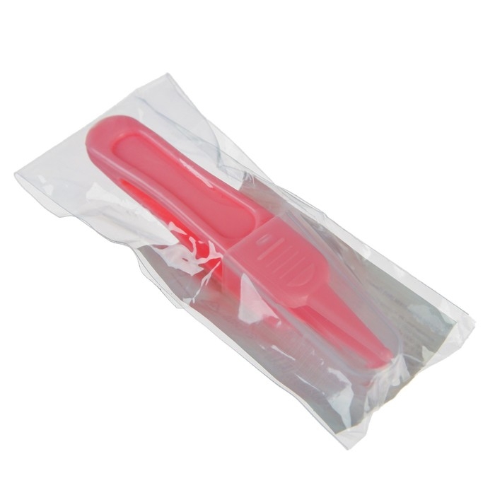 Пинцет для чистки носа, детский, с колпачком, цвет розовый Пинцет для чистки носа, детский, с колпачком, цвет розовый