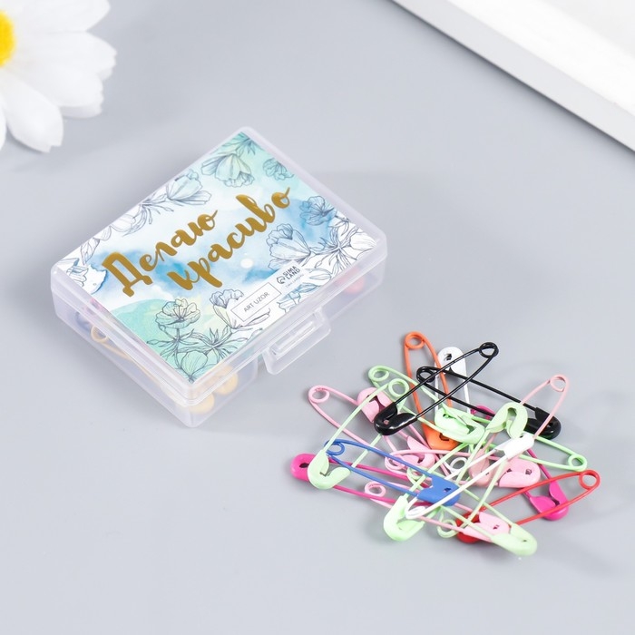 Декор для творчества металл Декор для творчества металл "Булавка" набор 40 шт 3 см