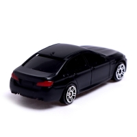 Машина металлическая BMW M5, 1:64, цвет черный матовый