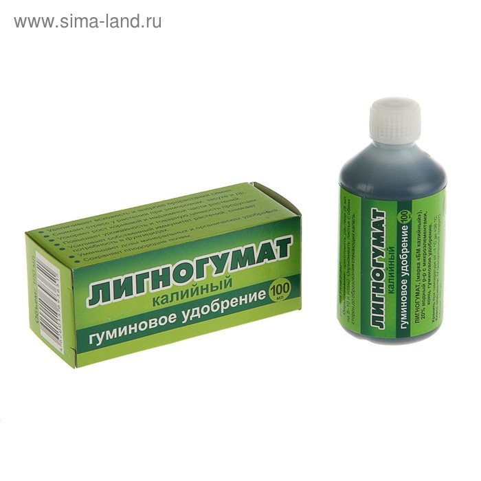 Удобрение Лигногумат калийный, флакон, 100 мл Удобрение Лигногумат калийный, флакон, 100 мл
