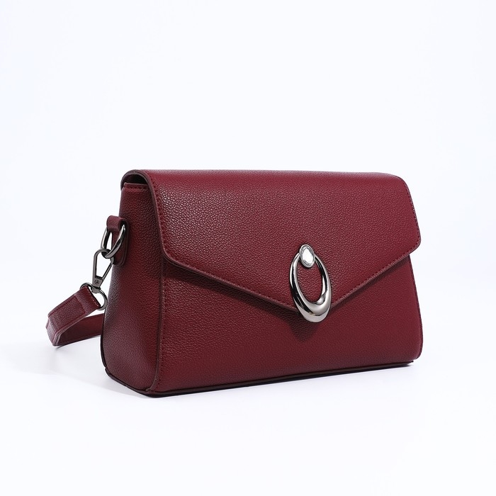 Сумка-мессенджер на молнии, цвет бордовый Сумка-мессенджер на молнии, цвет бордовый