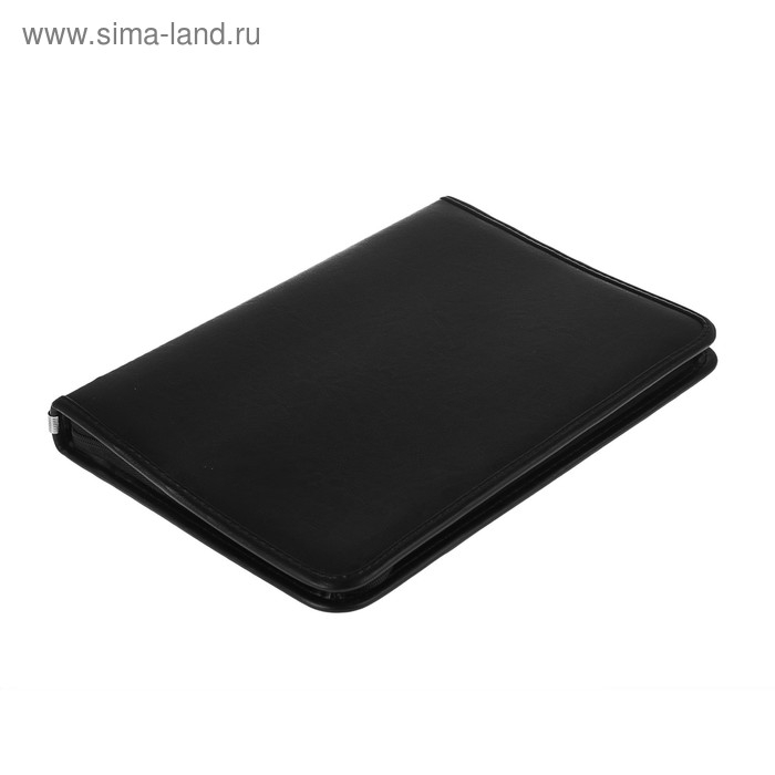 Пaпка деловая, искусственная кожа, для бумаг, 360 х 260 х 30 мм, 6Л331 Пaпка деловая, искусственная кожа, для бумаг, 360 х 260 х 30 мм, 6Л331 "Лайт", ручка-петля, чёрная