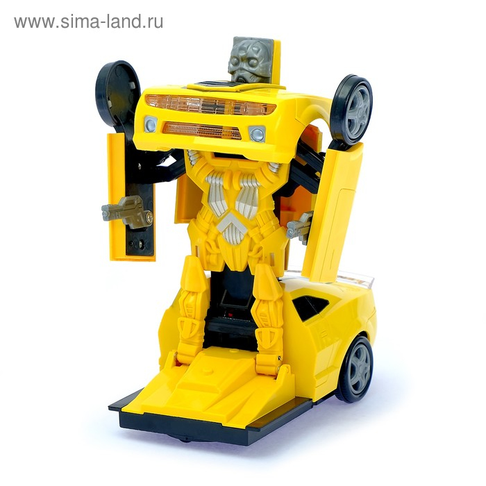 Машина «Автобот», трансформируется, световые и звуковые эффекты, работает от батареек