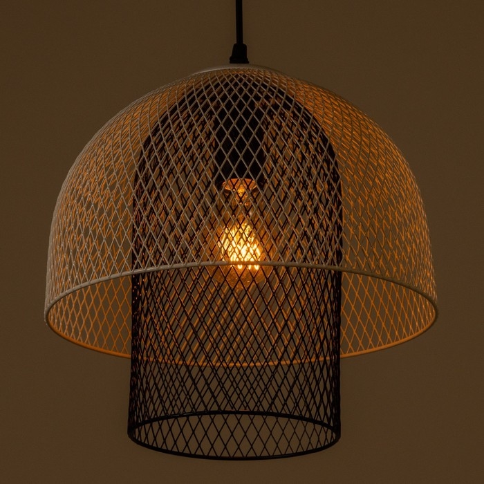 Светильник BayerLux Светильник BayerLux "Турита" Е27 40Вт бело-черный 30х30х40-140см