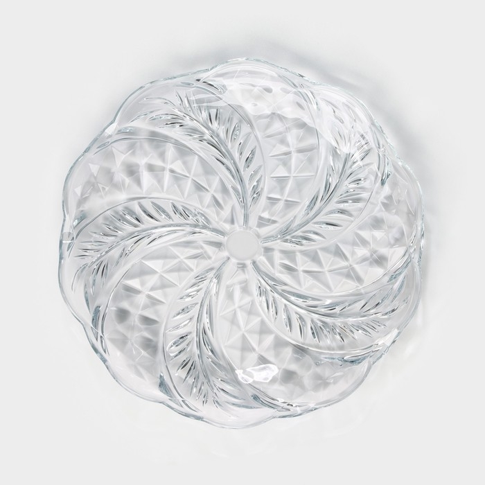 Тарелка стеклянная TOYO, d=30 см