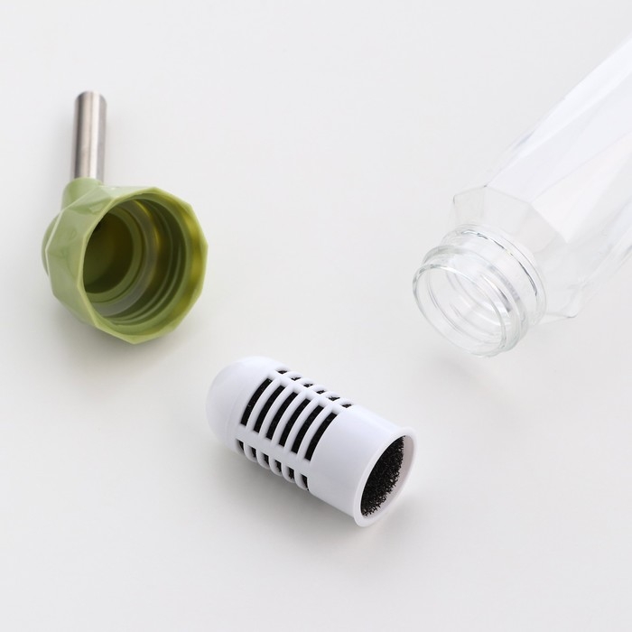 Поилка для грызунов, 125 мл, крепление-пружинка, зелёная Поилка для грызунов, 125 мл, крепление-пружинка, зелёная