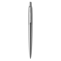 Ручка гелевая Parker Jotter Core K694 Stainless Steel CT, корпус из нержавеющей стали, 0.7 мм, чёрные чернила (2020646)