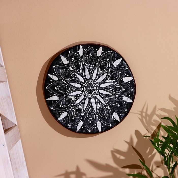 Настенный декор Настенный декор "Цветок" бамбук 35 см