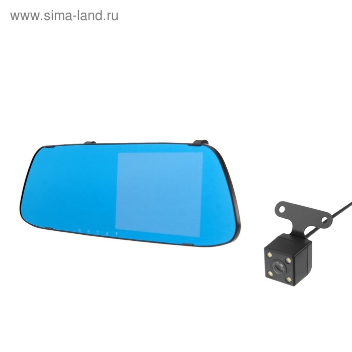 Видеорегистратор Cartage, 2 камеры, HD 1080P, размер 30×8 см, TFT 5.0, обзор 140° Видеорегистратор Cartage, 2 камеры, HD 1080P, размер 30×8 см, TFT 5.0, обзор 140°