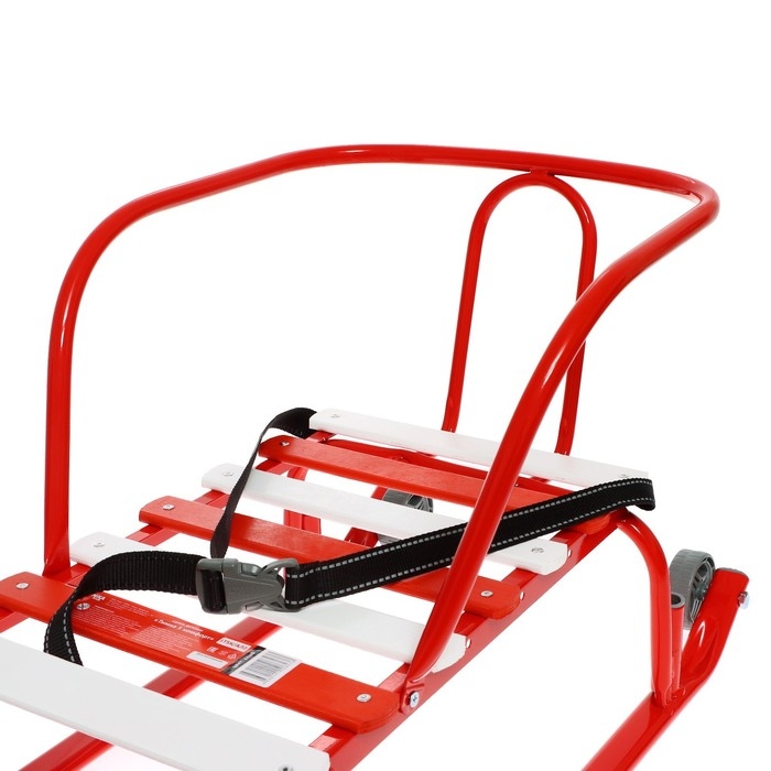 Санки «Тимка 5 комфорт», цвет алый Санки «Тимка 5 комфорт», цвет алый