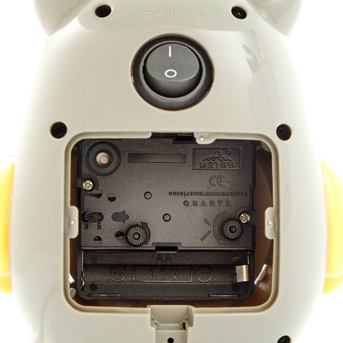 Часы с подсветкой Часы с подсветкой "Совушка" детские настольные, плавный ход, на батарейках АА