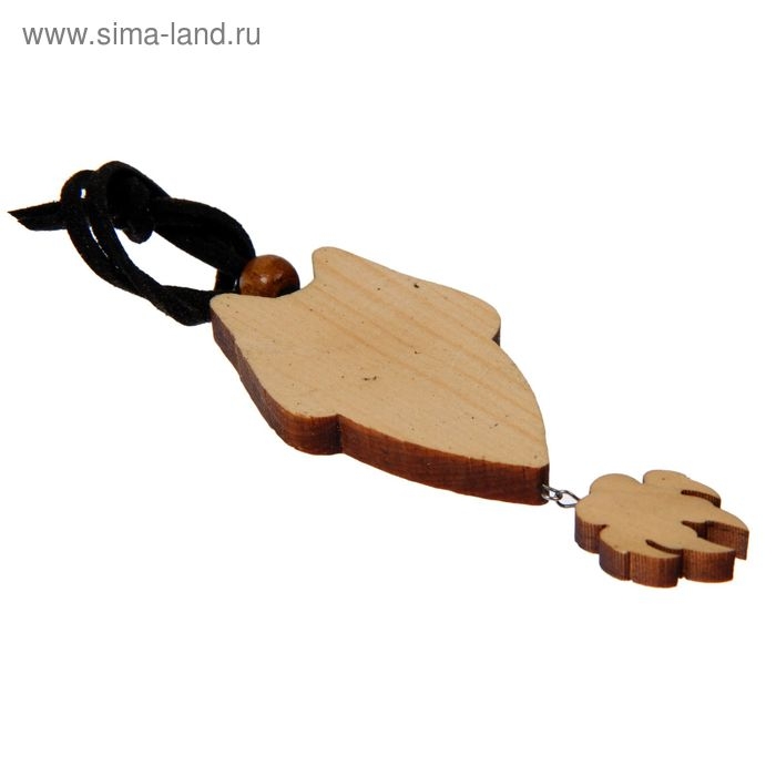 Подвеска Подвеска "Волк" тонированная, кедр, придаёт силы, помогает в карьере