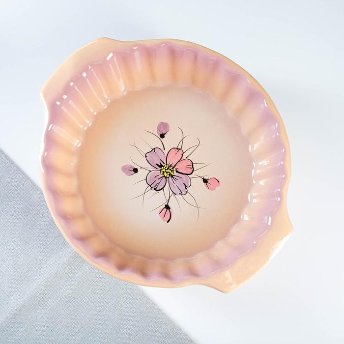 Емкость для запекания  Емкость для запекания "Волна круглая" 2л / 25х8,5см, нежность