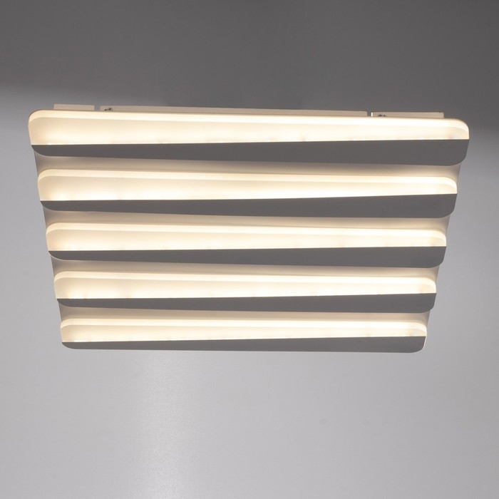 Люстра с ПДУ 1503/5 LED 196Вт 3000-6000К диммер белый 50х50х6,5 см BayerLux