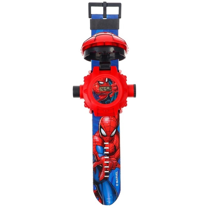 Часы проектор «Человек-паук», свет Часы проектор «Человек-паук», свет