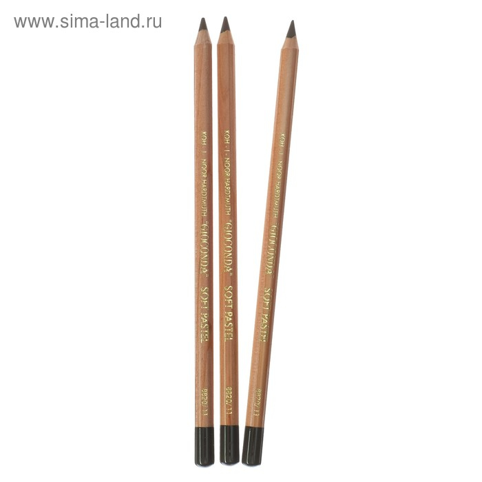 Набор 3 штуки пастель сухая в карандаше Soft Koh-I-Noor 8820 GIOCONDA, коричневая (3479784) Набор 3 штуки пастель сухая в карандаше Soft Koh-I-Noor 8820 GIOCONDA, коричневая (3479784)