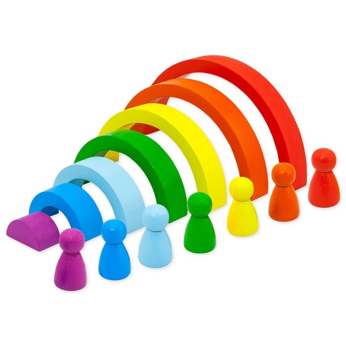 Пирамидка «Ступеньки. Радуга» Пирамидка «Ступеньки. Радуга»