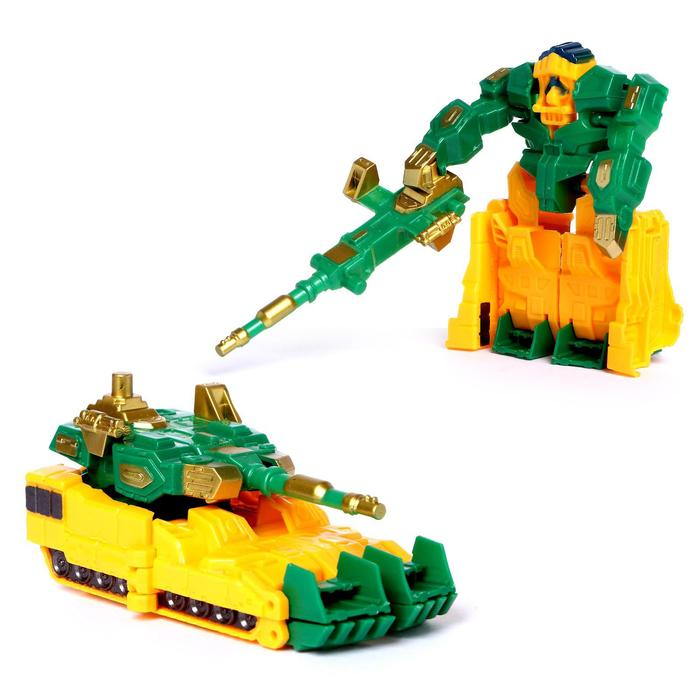 Набор роботов «Военная техника», трансформируется, 3 собираются в 1 робота