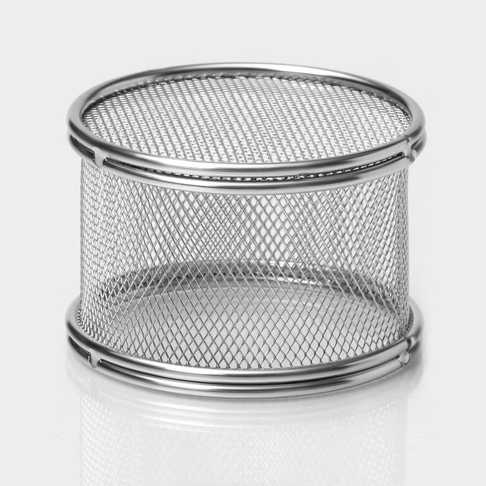 Корзинка для картофеля фри Доляна «Лонгфилд», d=9 см, h=6 см, цвет серебристый Корзинка для картофеля фри Доляна «Лонгфилд», d=9 см, h=6 см, цвет серебристый