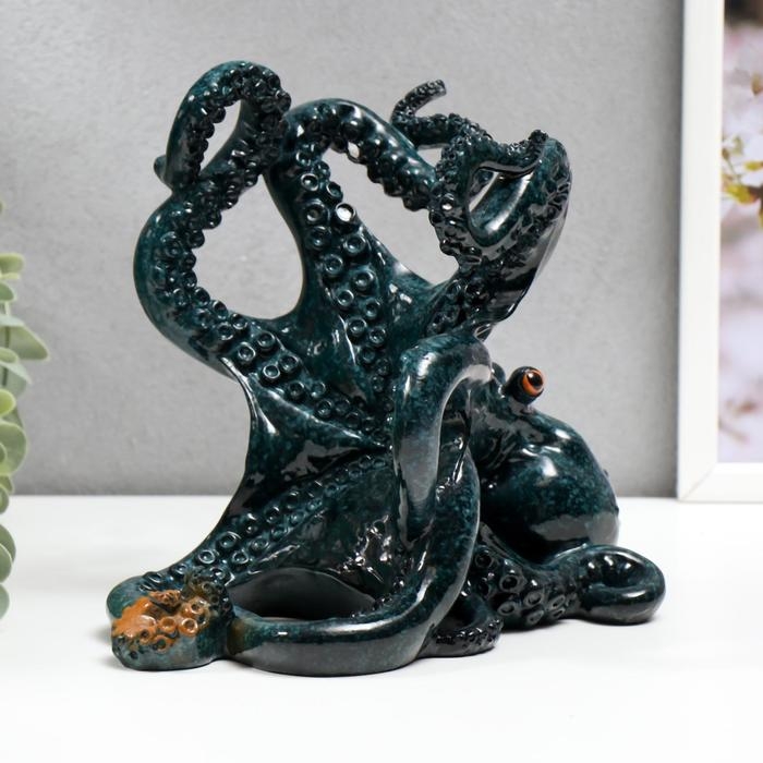 Сувенир подставка под бутылку полистоун Сувенир подставка под бутылку полистоун "Осьминог" 19х15х20 см