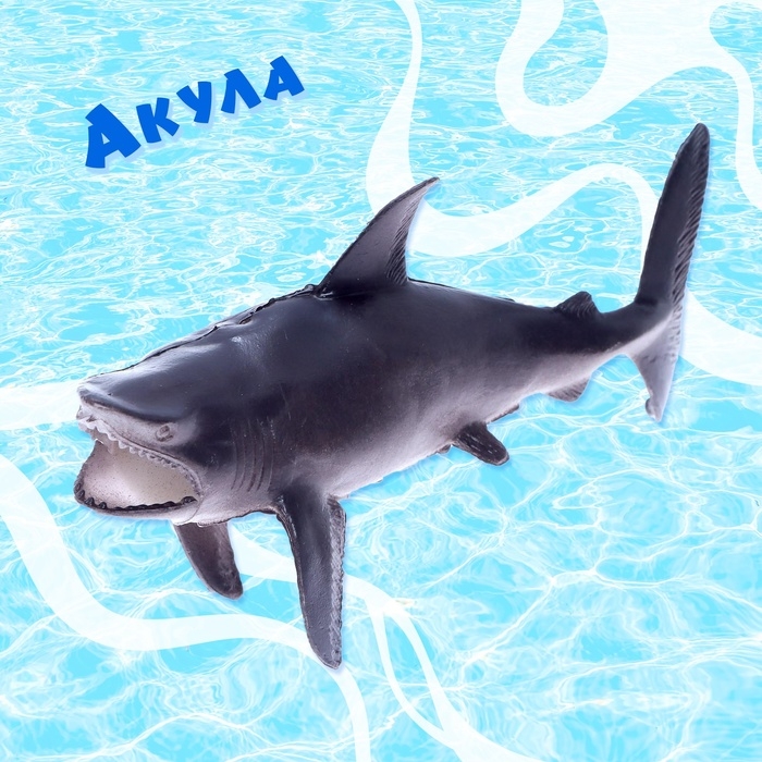 Набор морских животных «Хищники», 3 штуки