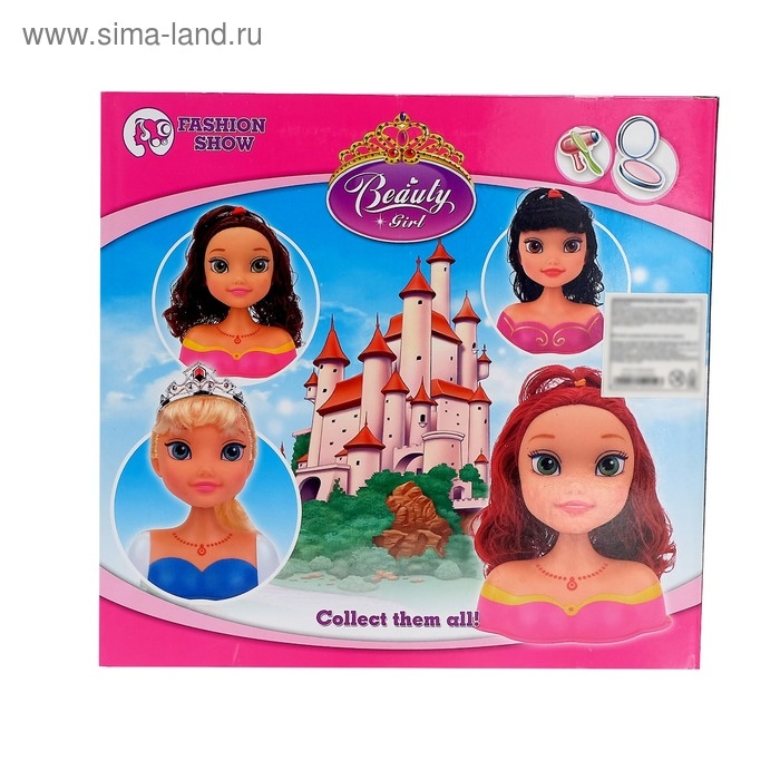 Кукла-манекен для создания причёсок «Анна» с аксессуарами Кукла-манекен для создания причёсок «Анна» с аксессуарами