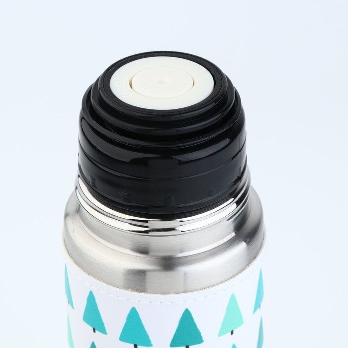 Термос в кожзаме  Термос в кожзаме "Машинка", 500 мл