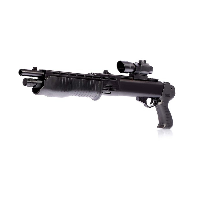 Детское оружие Дробовик пневматический «Охотник», с лазером Детское оружие Дробовик пневматический «Охотник», с лазером