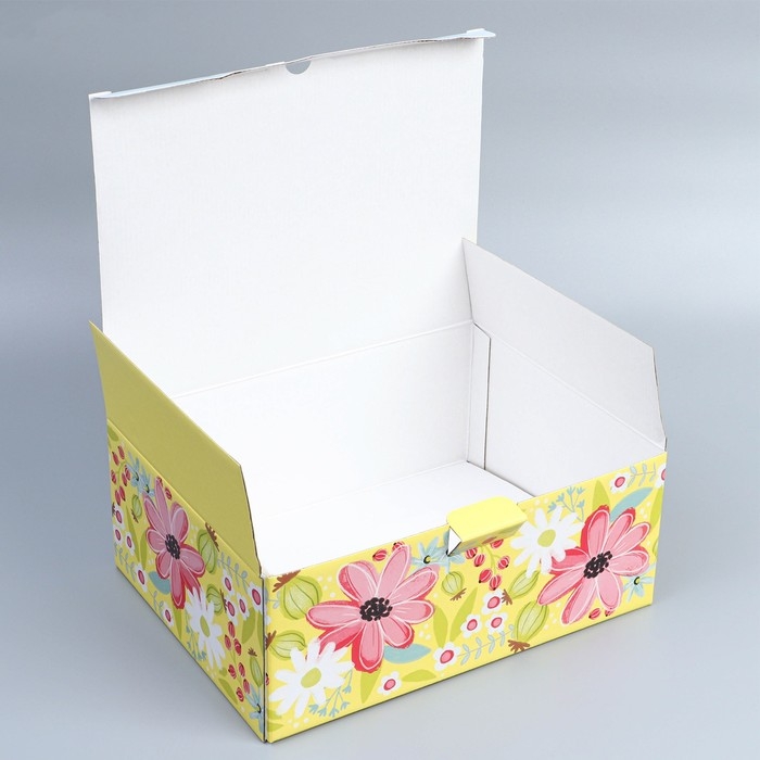 Коробка подарочная сборная, упаковка, «Самой прекрасной», 30 х 23 х 12 см Коробка подарочная сборная, упаковка, «Самой прекрасной», 30 х 23 х 12 см