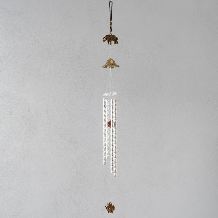 Музыка ветра металл Музыка ветра металл "Слоны" 4 трубки 60 см МИКС