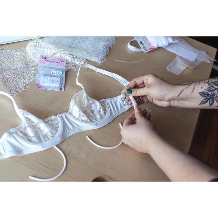 Косточки для бюстгальтера, 165 × 98 × 2,5 мм, чашка AA, 10 пар Косточки для бюстгальтера, 165 × 98 × 2,5 мм, чашка AA, 10 пар