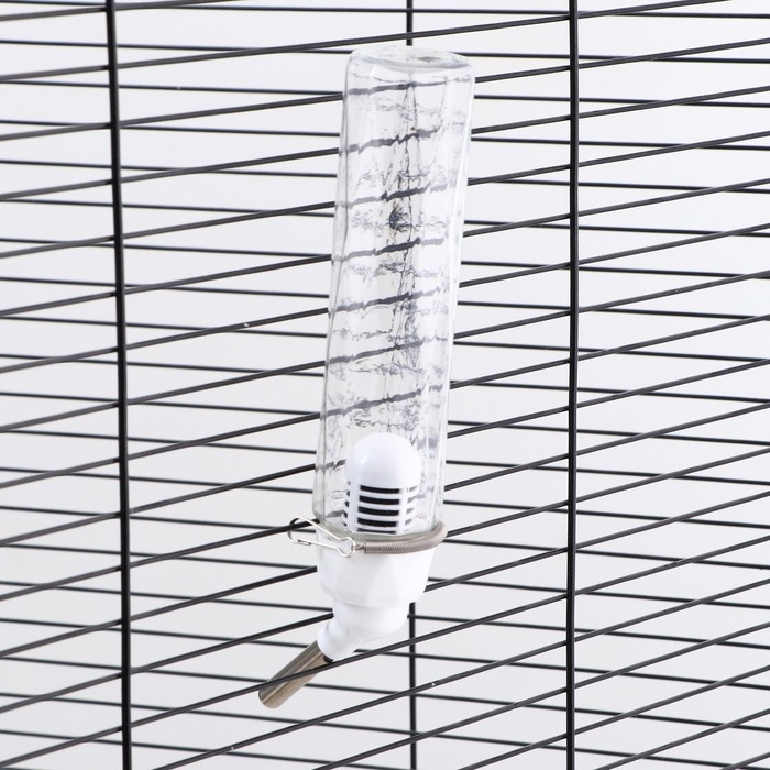 Поилка для грызунов, 125 мл, крепление-пружинка, белая Поилка для грызунов, 125 мл, крепление-пружинка, белая