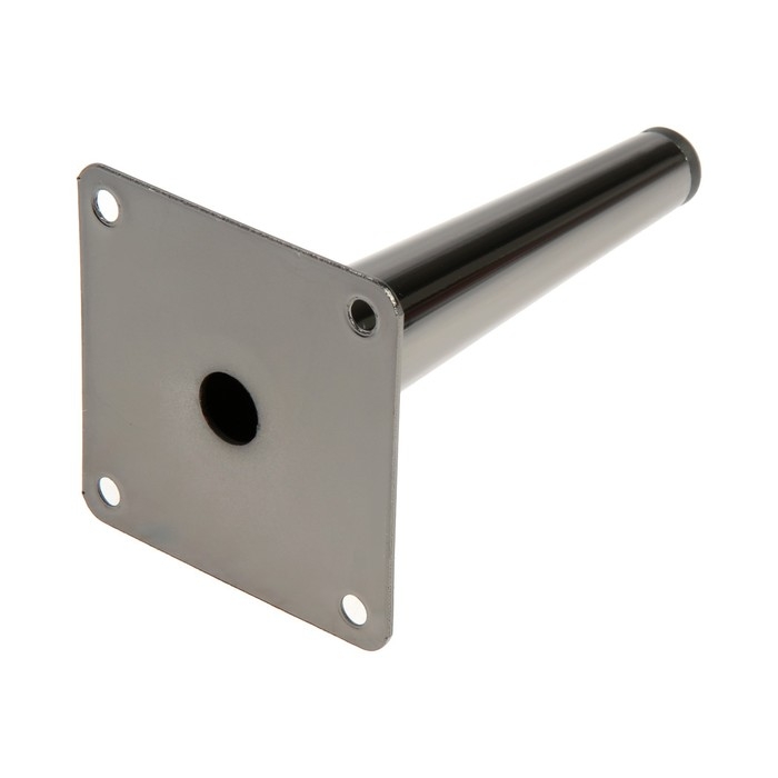 Опора мебельная CAPPIO OP08,h=150мм,толщ площ 1,8,  цвет глянцевый черный Опора мебельная CAPPIO OP08,h=150мм,толщ площ 1,8,  цвет глянцевый черный