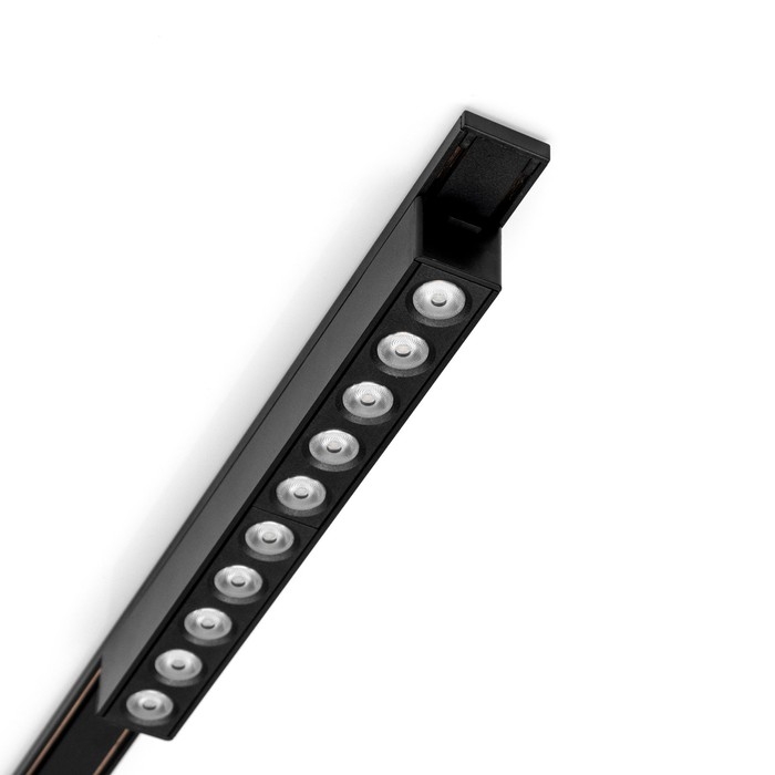 Шинопровод магнитный трековый ультратонкий ULTRA Шинопровод магнитный трековый ультратонкий ULTRA "Ультра-100" 2жил-й черный 100х2,6х0,6см