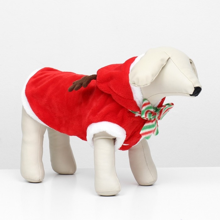 Новый год. Костюм  Новый год. Костюм "Новогодний с рожками", размер XL (ДС 40, ОГ 50 см)