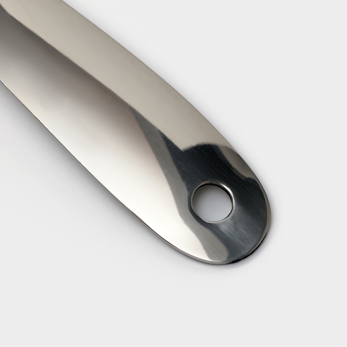 Лопатка из нержавеющей стали Доляна Everyday, 35×7,5 см, толщина 3 мм, цвет серебряный Лопатка из нержавеющей стали Доляна Everyday, 35×7,5 см, толщина 3 мм, цвет серебряный