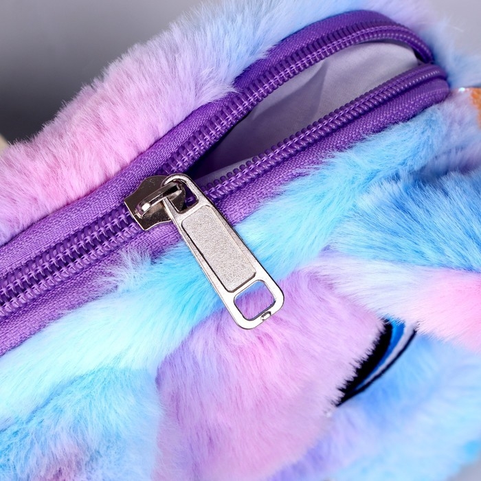 Сумка детская меховая «Пушистик», 15.5х12.7х4 см