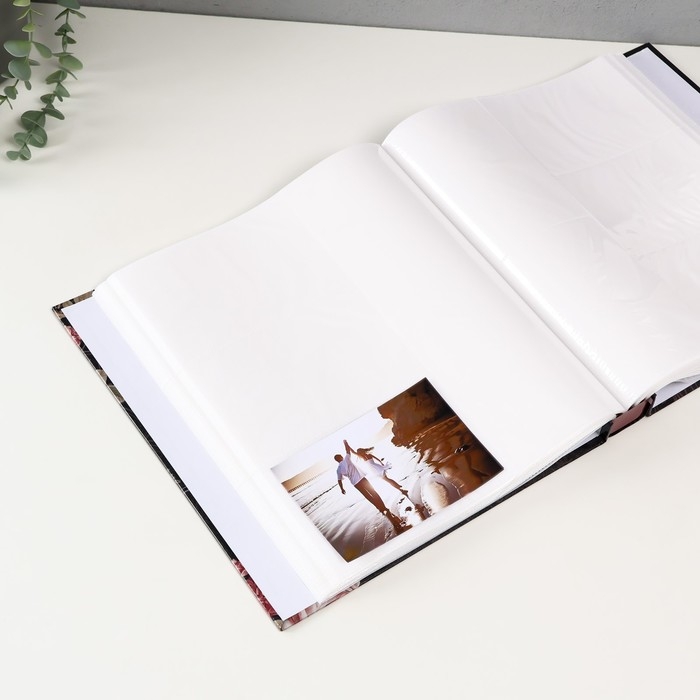 Фотоальбом на 500 фото 10х15 см Фотоальбом на 500 фото 10х15 см "Мандала с пионами" в коробке 5,5х30х33,5 см