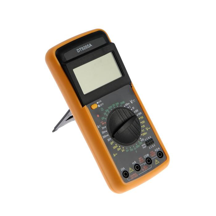 Мультиметр ТУНДРА DT-9205А, ACV/DCV, ACA/DCA, 200-200MΩ, 20nF-200mF, прозвон Мультиметр ТУНДРА DT-9205А, ACV/DCV, ACA/DCA, 200-200MΩ, 20nF-200mF, прозвон